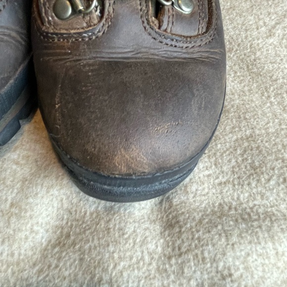 Timberland Women's Euro Hiker 95310 Brown Leather Ankle Hiking Boots Size 9M - Picture 7 of 10